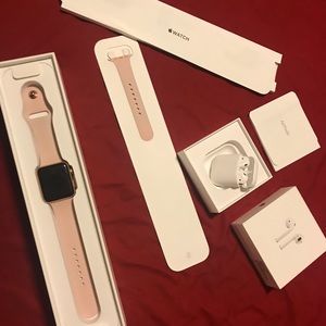 Apple watch series 3 and Apple air pods